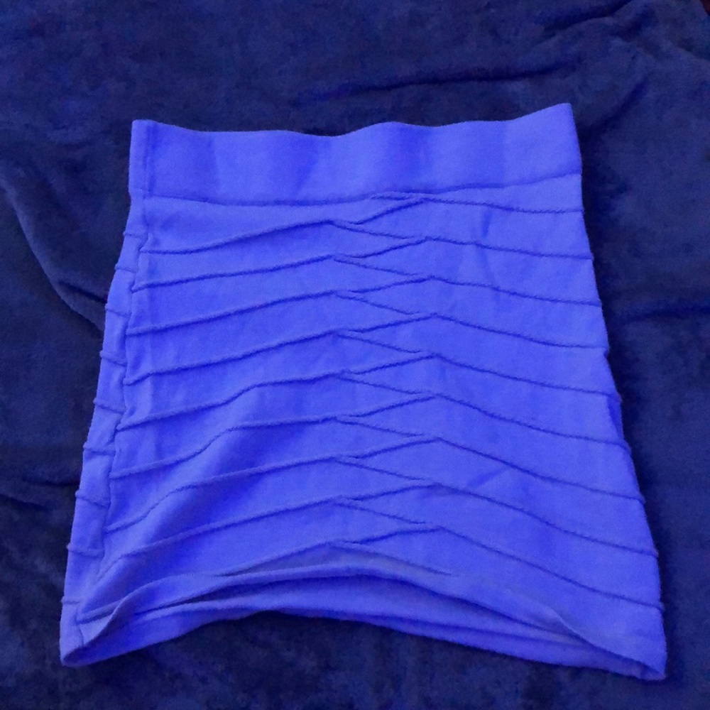 Textures Tan Mini Skirt